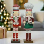 10" Candy Baking Nutcracker Assorted Set Of 2